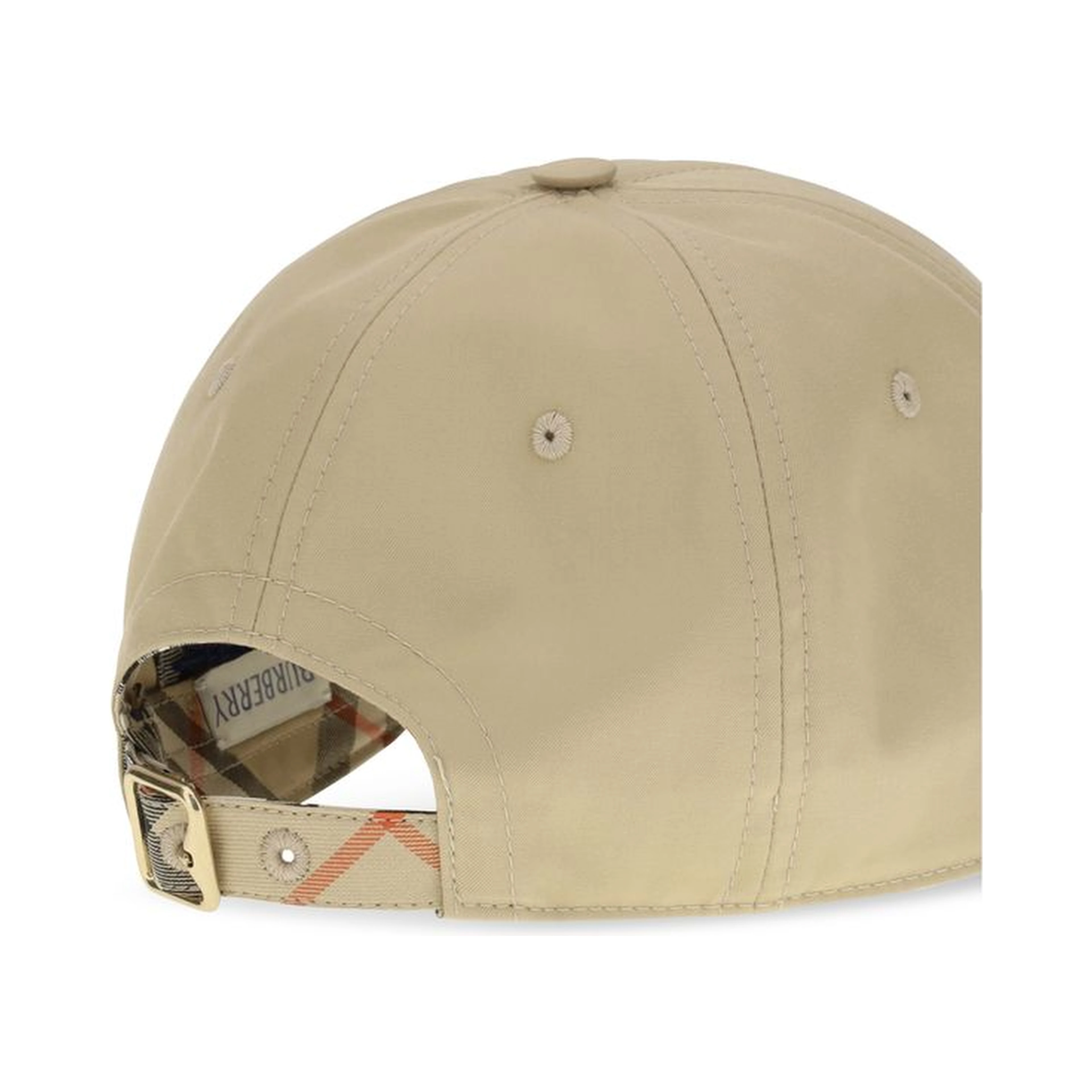 Beige Cotton Cap (Baseball Hat)