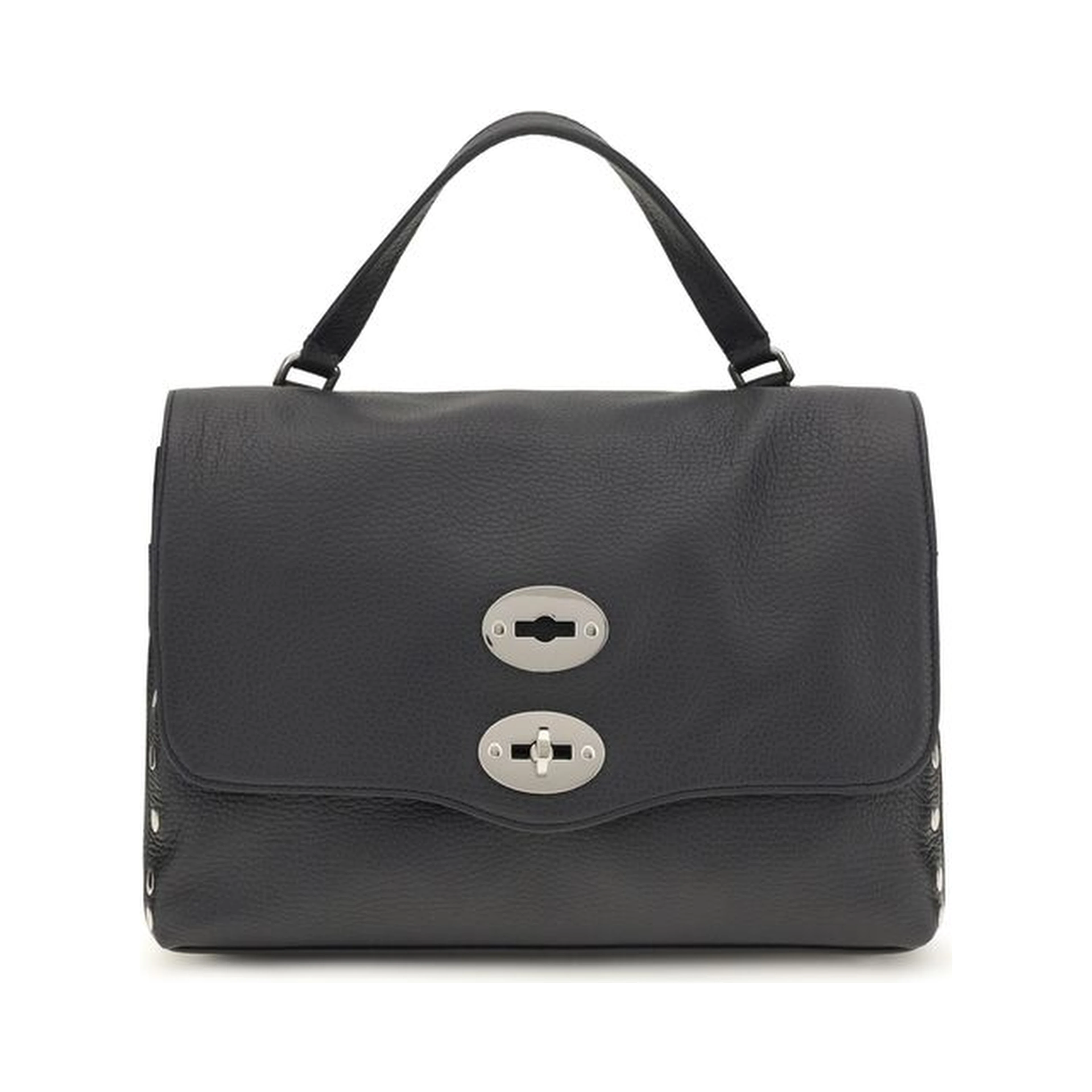 Blue Calf Leather Bos Taurus Handbag