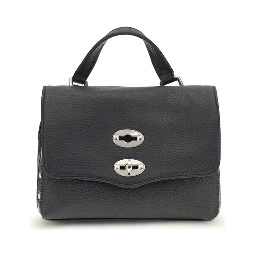 Blue Calf Leather Bos Taurus Handbag