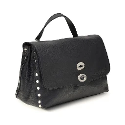 Blue Calf Leather Bos Taurus Handbag