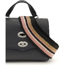 Blue Calf Leather Bos Taurus Handbag