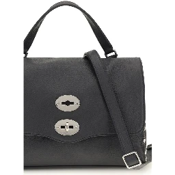 Blue Calf Leather Bos Taurus Handbag