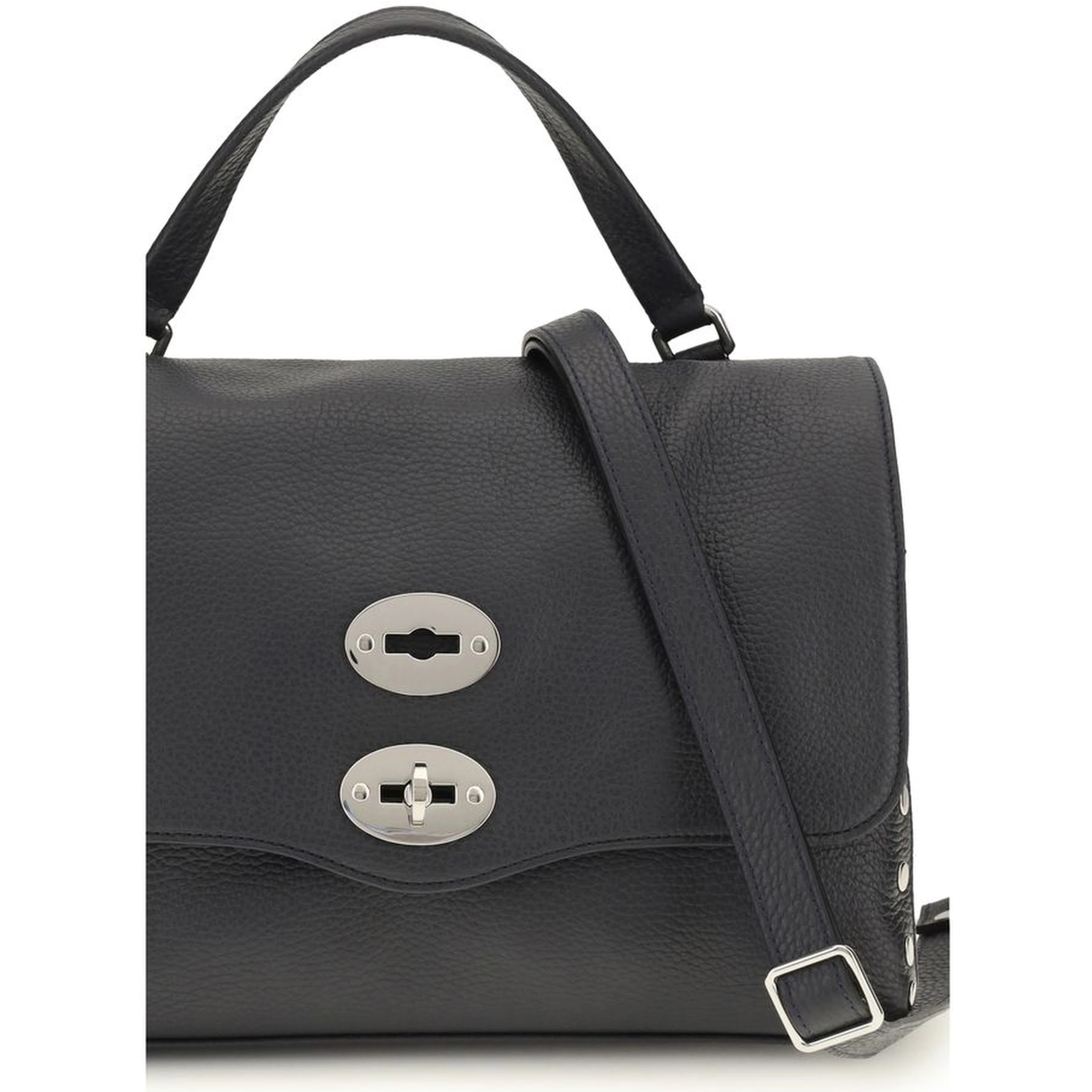 Blue Calf Leather Bos Taurus Handbag
